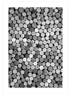 Wine Corks B&W - Art Print
