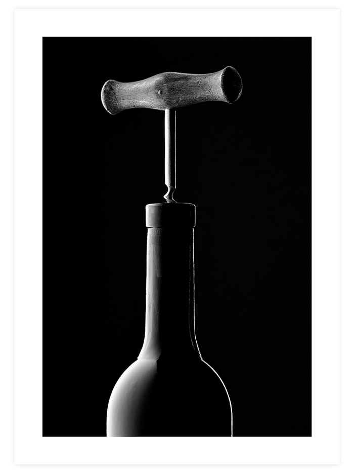 Şarap Şişesi - Art Print Fotoğraflar Poster