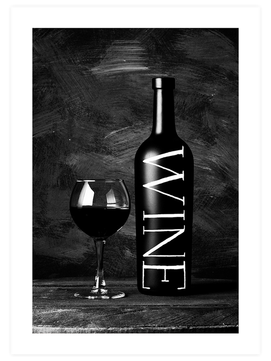 Şarap Poster - Giclée Baskı