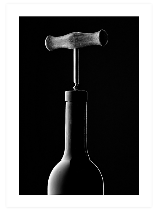 Şarap Şişesi Poster - Giclée Baskı