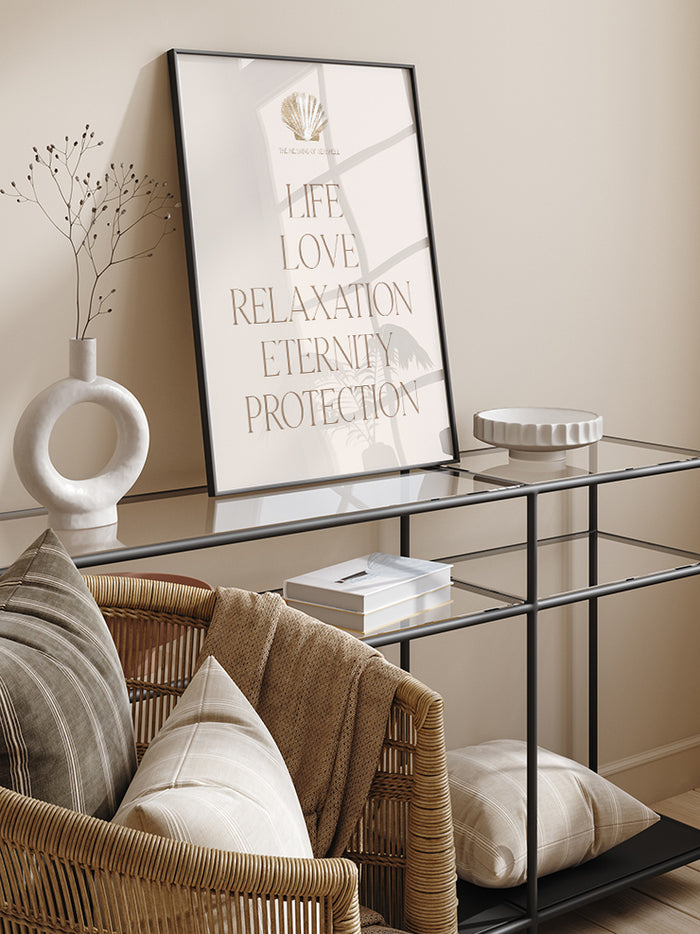 The Meaning of Seashell - Art Print  Poster