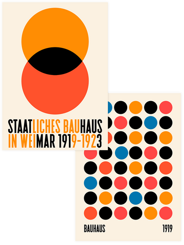 Bauhaus - Poster Seti Duo