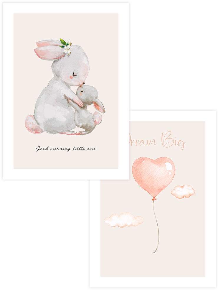 Lovely Touch - Poster Seti Duo Ürün ana görseli