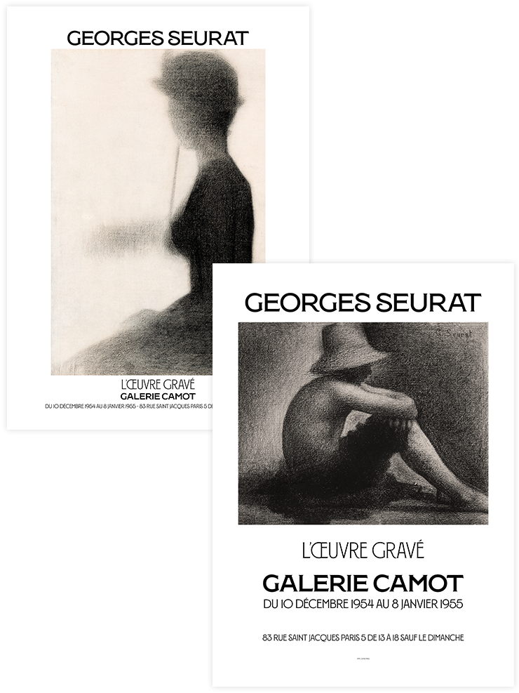 Georges Seurat Afiş - Poster Seti Duo Ünlü Ressamlar Poster