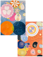 Hilma Af Klint The Ten Largest No.2 & 3 - Poster Seti Duo