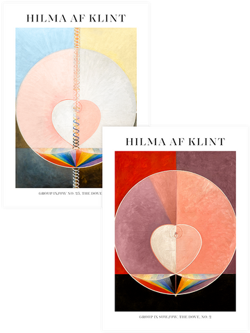 Hilma Af Klint Dove - Poster Seti Duo