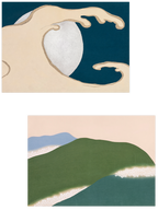 Kamisaka Mountains - Poster Seti Duo