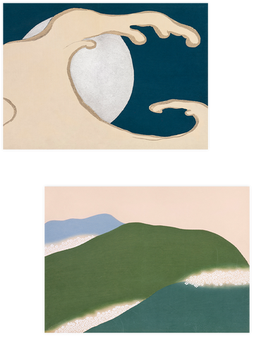 Kamisaka Mountains - Poster Seti Duo
