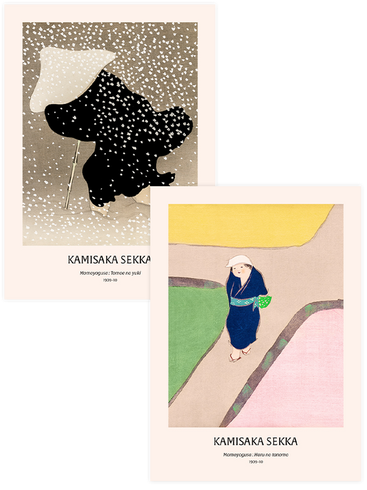 Kamisaka Sekka Snow - Poster Seti Duo
