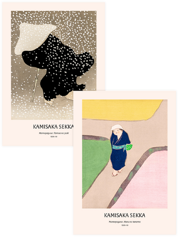 Kamisaka Sekka Snow - Poster Seti Duo