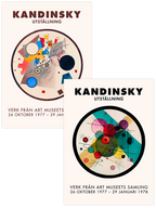 Kandinsky Geometric Colors - Poster Seti Duo