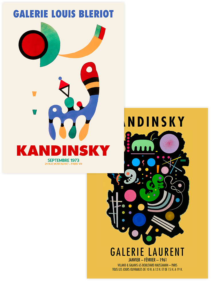 Kandinsky Galerie Affiche - Poster Seti Duo Ürün ana görseli