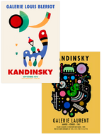 Kandinsky Galerie Affiche - Poster Seti Duo