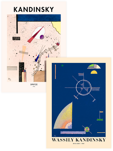 Kandinsky Spray - Poster Seti Duo