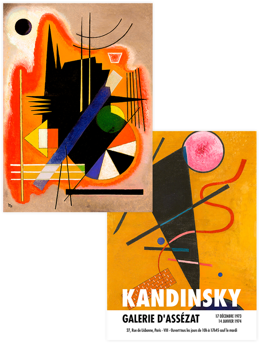 Kandinsky Einige Spitzen - Poster Seti Duo