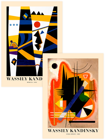 Kandinsky Binding - Poster Seti Duo