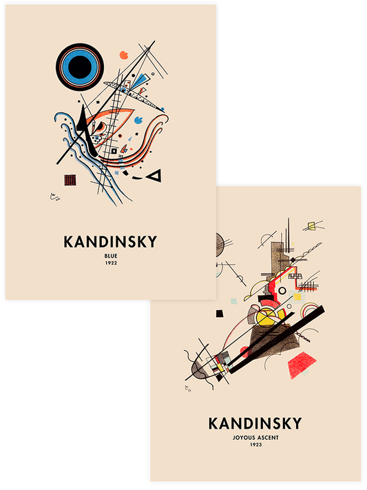 Kandinsky Joyous - Poster Seti Duo