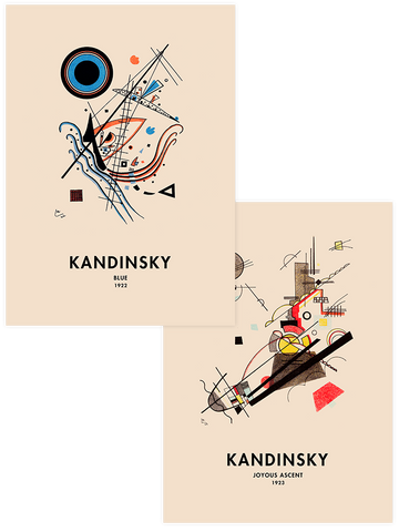 Kandinsky Joyous - Poster Seti Duo