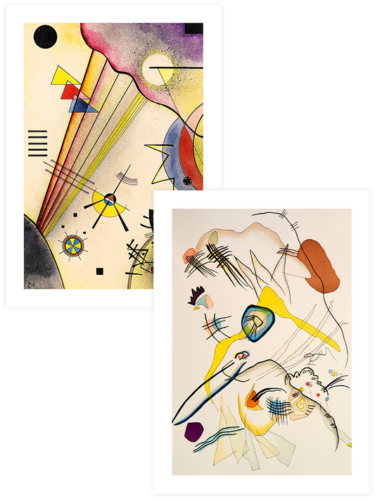 Kandinsky Geometric Shapes - Poster Seti Duo