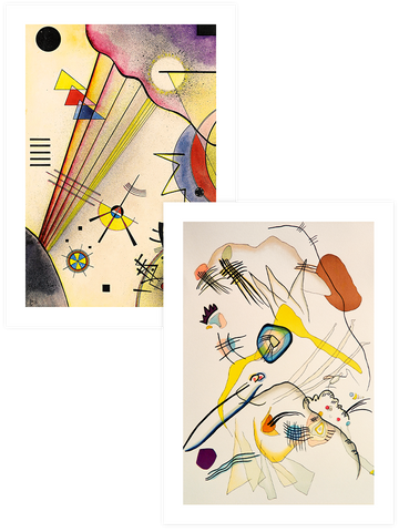Kandinsky Geometric Shapes - Poster Seti Duo