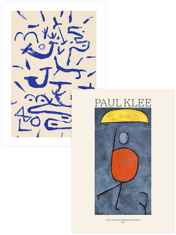 Paul Klee Umbrella - Poster Seti Duo