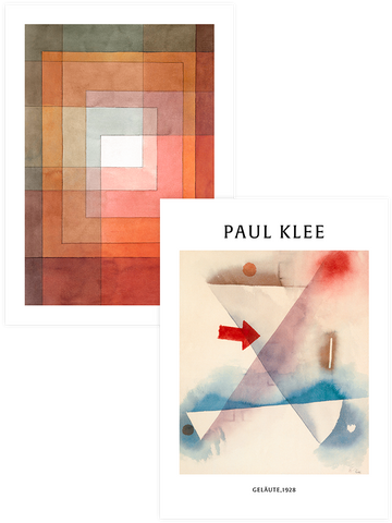Paul Klee Gelaute Afiş - Poster Seti Duo