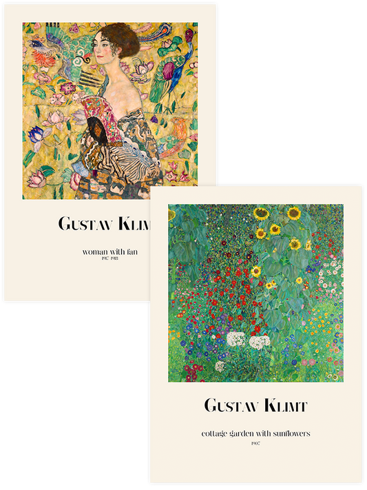 Gustav Klimt Woman - Poster Seti Duo
