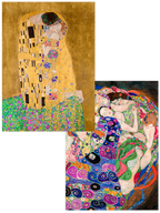 Klimt The Kiss & The Virgin - Poster Seti Duo