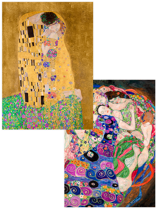 Klimt The Kiss & The Virgin - Poster Seti Duo