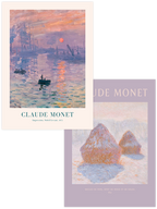 Monet Soleil Levant - Poster Seti Duo