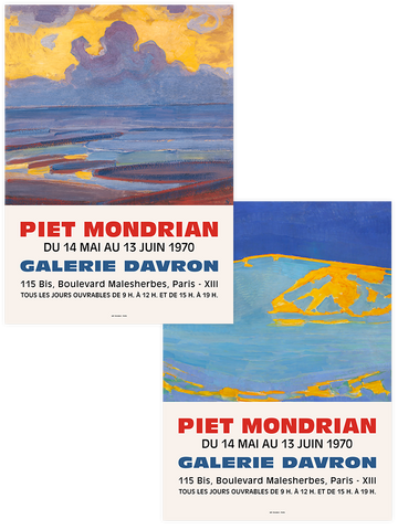 Mondrian Afiş - Poster Seti Duo