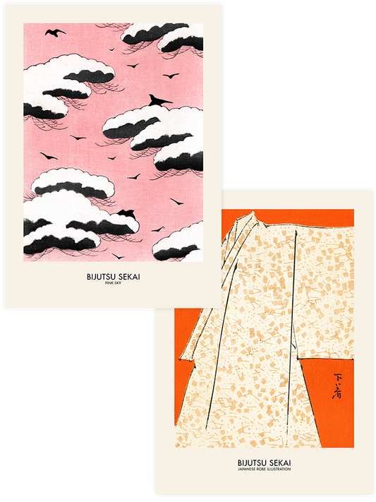 Bijutsu Sekai Illustrations - Poster Seti Duo