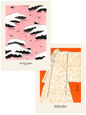 Bijutsu Sekai Illustrations - Poster Seti Duo