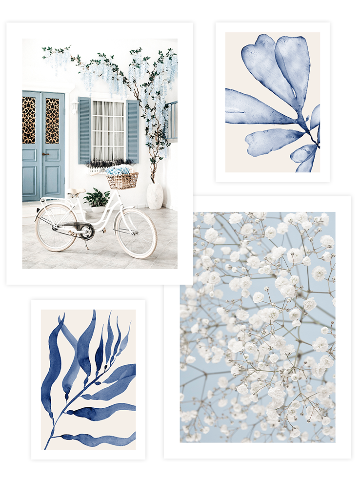 Blue Elegance Poster Seti