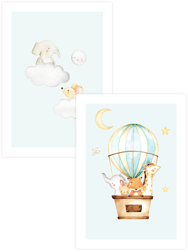 Bulutlarda - Poster Seti Duo