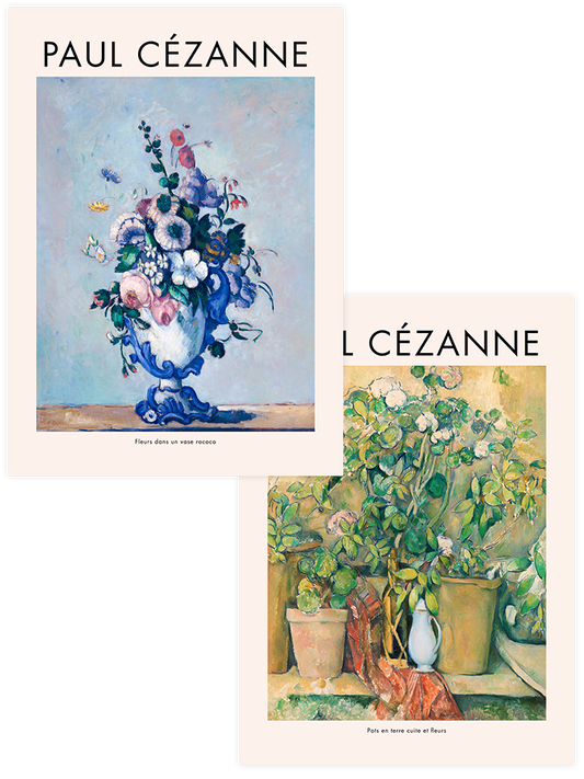 Cezanne Flowers & Plants - Poster Seti Duo