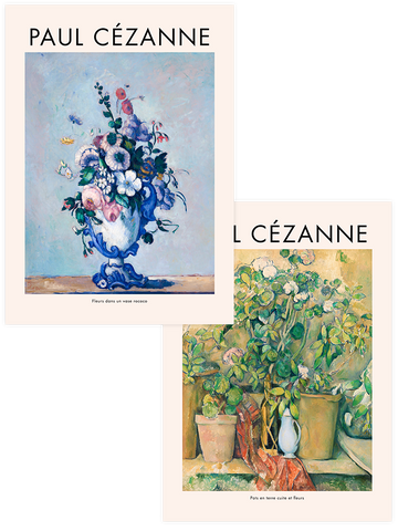 Cezanne Flowers & Plants - Poster Seti Duo