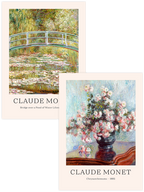 Monet Chrysanthemums- Poster Seti Duo
