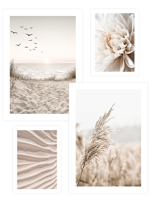 Beige Mood Poster Seti