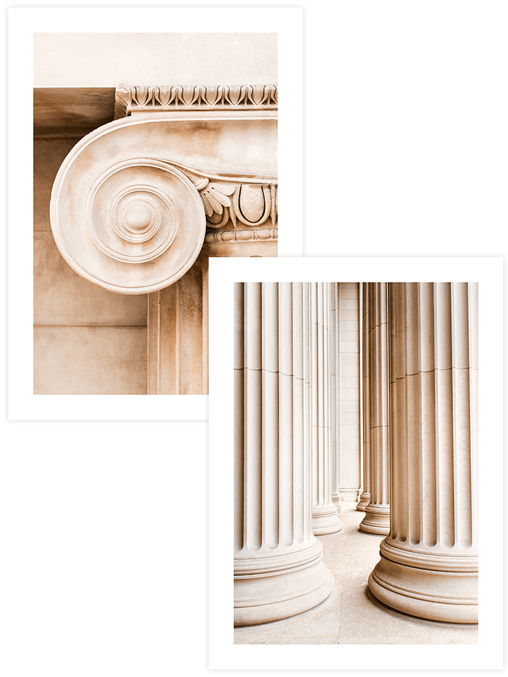 Doric Ionic - Poster Seti Duo Ürün ana görseli