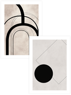 Geometric Shapes - Poster Seti Duo