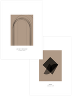 Minimalist Sophistication - Poster Seti Duo