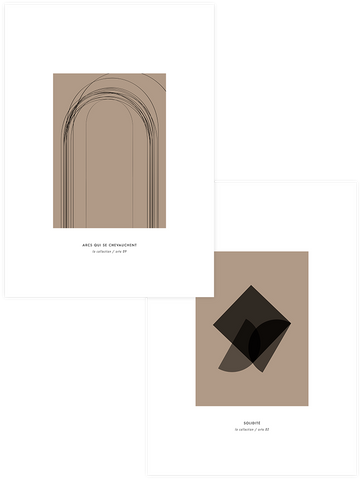 Minimalist Sophistication - Poster Seti Duo
