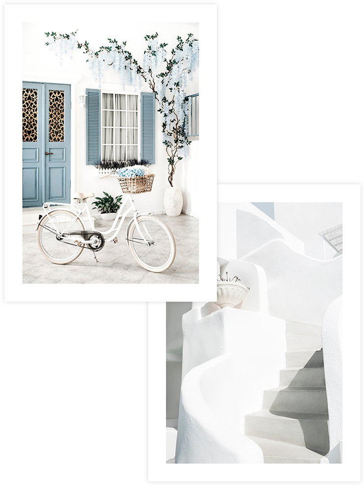 Light Blue - Poster Seti Duo Fotoğraflar Poster