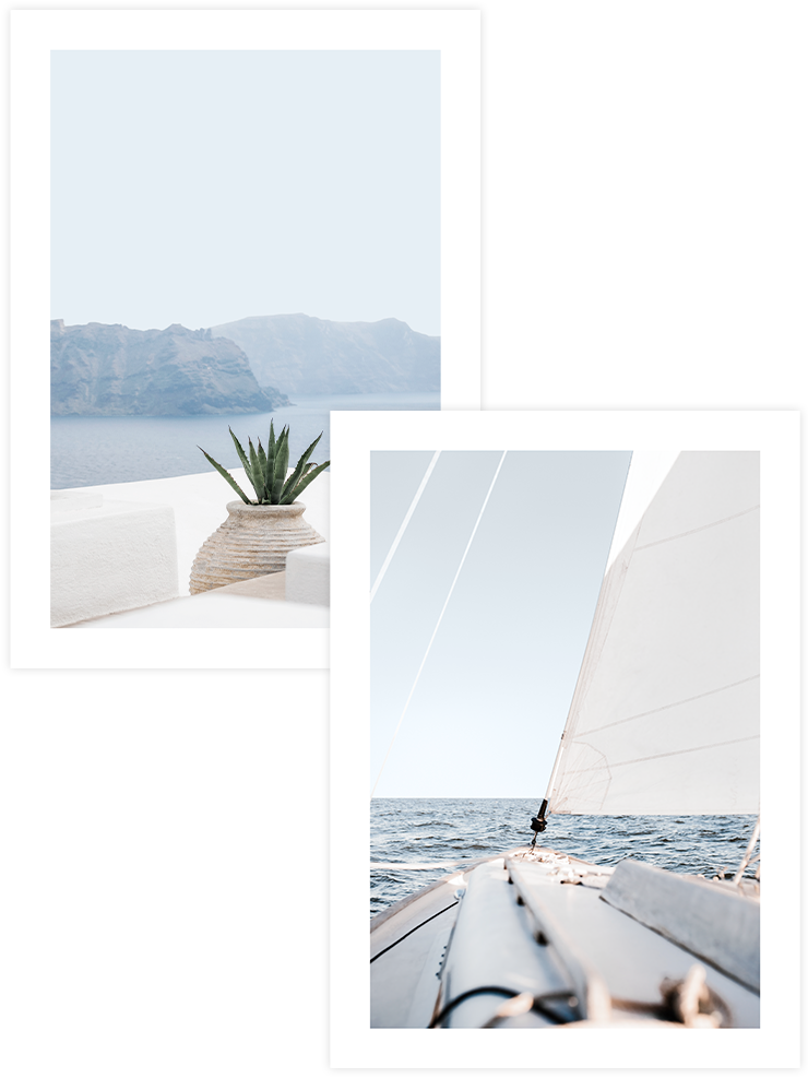 Méditerranée - Poster Seti Duo Fotoğraflar Poster