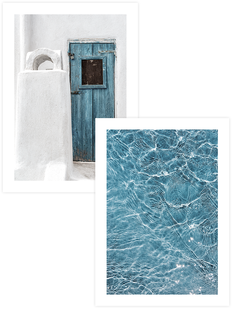 Bleu Azur - Poster Seti Duo Ürün ana görseli