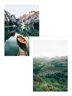 Peaceful Landscape - Poster Seti Duo