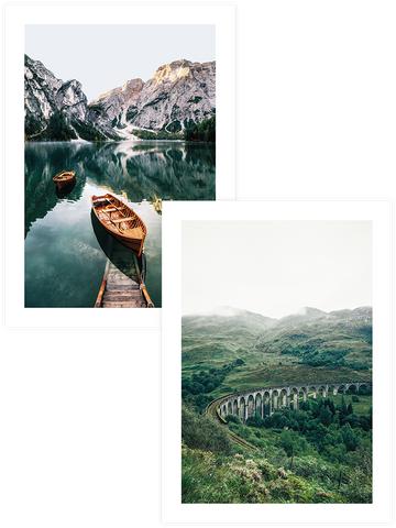 Peaceful Landscape - Poster Seti Duo