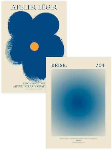 Blue Aura - Poster Seti Duo