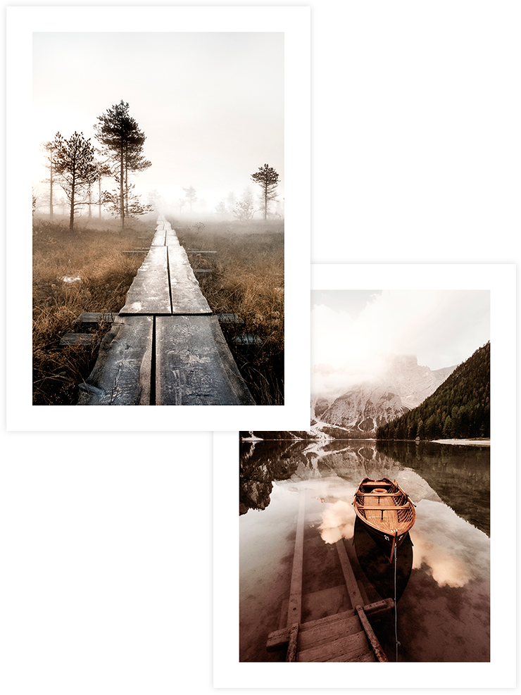 Relaxing Landscape - Poster Seti Duo